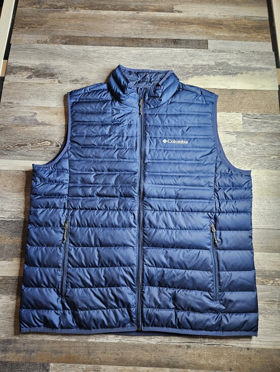 Columbia Other - Columbia Men's Silver Falls Puffer Vest 660 Duck Down Navy Blue XL